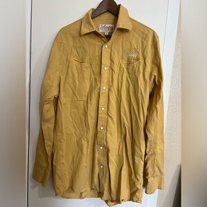 Schaefer Outfitter Jesse Western Shirt Ochre Men’s L/T Cowboy Classic Vintage